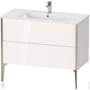 Тумба напольная Duravit XViu 1010х594х480 2 ящика, белый глянец/шампань XV44830B122