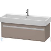 Тумба под умывальник Duravit Ketho 1150х410х440 подвесная, 1 ящик, базальт мат. KT668904343