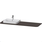 Столешница Duravit Happy D.2 Plus 1600х550х16 1 вырез слева, орех брашированный HP031HL6969