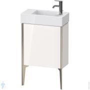Тумба напольная Duravit XViu 484х493х234 петли слева, белый глянец/шампань XV4532LB122
