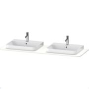Столешница Duravit Happy D.2 Plus 1600х550х16 2 выреза, белый сатин матовый HP032HB3636