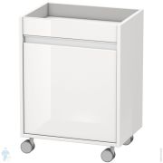 Тумба мобильная Duravit Ketho 500х670х360 петли справа, белый глянец KT2530R2222