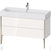 Тумба напольная Duravit XViu 1184х493х454 2 ящикa, белый глянец/шампань XV45380B122