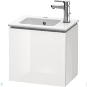 Тумба под раковину Duravit L-Cube 420х400х294 подвесная, петли слева, белый глянец LC6272L2222