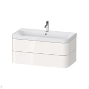 Тумба с раковиной Duravit Happy D.2 Plus 975х468х490 2 ящика, белый глянец. HP4348O2222