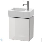Тумба под раковину Duravit L-Cube 364х400х241 подвесная, петли справа, белый глянец LC6293R2222