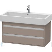 Тумба под умывальник Duravit Ketho 950х480х440 подвесная, 2 ящика, базальт мат. KT663804343