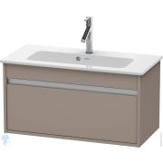Тумба под умывальник Duravit Ketho 800х410х385 подвесная, 1 ящик, базальт мат. KT642304343