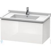 Тумба под раковину Duravit L-Cube 820х408х469 подвесная, 1 ящик, белый глянец LC616502222