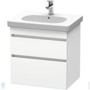 Тумба под раковину Duravit DuraStyle (600х610х453) подвесная, 2 ящика, белый матовый DS648301818
