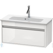 Тумба под умывальник Duravit Ketho 800х410х385 подвесная, 1 ящик, белый глянец KT642302222