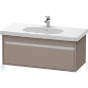 Тумба под умывальник Duravit Ketho 1000х410х455 подвесная, 1 ящик, базальт мат. KT666804343