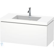 Тумба с умывальником Duravit L-Cube 1000х500х480 1 ящик, 1 отв. под смес., белый матовый LC6918O1818