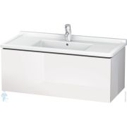 Тумба под раковину Duravit L-Cube 1020х408х469 подвесная, 1 ящик, белый глянец LC616602222