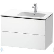 Тумба под раковину Duravit L-Cube 820х550х481 подвесная, 2 ящика, белый матовый LC629201818