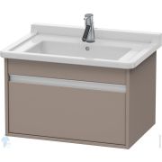 Тумба под умывальник Duravit Ketho 650х410х465 подвесная, 1 ящик, базальт мат. KT666304343