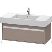 Тумба под умывальник Duravit Ketho 1000х410х455 подвесная, 1 ящик, базальт мат. KT669104343