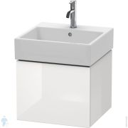 Тумба под раковину Duravit L-Cube 484х394х459 подвесная, 1 ящик, белый глянец LC617402222