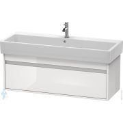 Тумба под умывальник Duravit Ketho 1150х410х440 подвесная, 1 ящик, белый глянец KT668902222