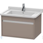 Тумба под умывальник Duravit Ketho 800х410х465 подвесная, 1 ящик, базальт мат. KT666404343