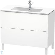Тумба под раковину Duravit L-Cube 1020х704х481 напольная, 2 ящика, белый матовый LC662701818