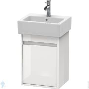 Тумба под умывальник Duravit Ketho 400х550х320 подвесная, петли слева, белый глянец KT6630L2222