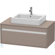 Тумба под умывальник Duravit Ketho 1000х426х550 подвесная, 1 ящик, базальт мат. KT669504343
