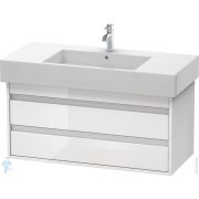 Тумба под умывальник Duravit Ketho 1000х480х455 подвесная, 2 ящика, белый глянец KT664102222