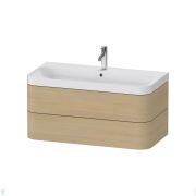 Тумба с раковиной Duravit Happy D.2 Plus 975х468х490 2 ящика, дуб средиземн. HP4348O7171