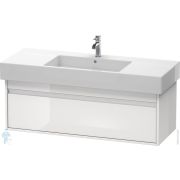 Тумба под умывальник Duravit Ketho 1200х410х455 подвесная, 1 ящик, белый глянец KT669202222
