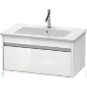 Тумба под умывальник Duravit Ketho 800х410х475 подвесная, 1 ящик, белый глянец KT641902222