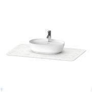 Столешница Duravit Luv 988x595х20 кварц, 1 вырез, белый LU9469B1717