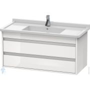 Тумба под умывальник Duravit Ketho 1000х480х465 подвесная, 2 ящика,белый глянец KT664502222