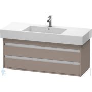 Тумба под умывальник Duravit Ketho 1200х480х455 подвесная, 2 ящика, базальт мат. KT664204343