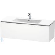 Тумба под раковину Duravit L-Cube 1220х400х481 подвесная, 1 ящик, белый матовый LC614301818