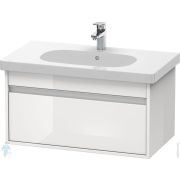 Тумба под умывальник Duravit Ketho 800х410х455 подвесная, 1 ящик, белый глянец KT666702222