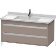 Тумба под умывальник Duravit Ketho 1000х480х465 подвесная, 2 ящика, базальт мат. KT664504343