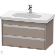 Тумба под умывальник Duravit Ketho 800х480х455 подвесная, 2 ящика, базальт мат. KT664704343