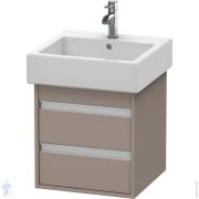 Тумба под умывальник Duravit Ketho 450х480х440 подвесная, 2 ящика, базальт мат. KT663504343