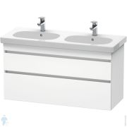 Тумба под раковину Duravit DuraStyle (1150х610х453) подвесная, 2ящика, цвет белый матов. DS648601818