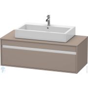 Тумба под умывальник Duravit Ketho 1200х426х550 подвесная, 1 ящик, базальт мат. KT669604343