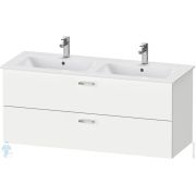 Тумба под раковину Duravit XBase 1275x475х552 подвесная, 2 ящика, белый матовый XB613001818