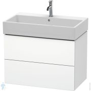 Тумба под раковину Duravit L-Cube 784х544х459 подвесная, 2 ящика, белый матовый LC627701818