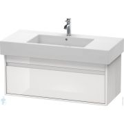 Тумба под умывальник Duravit Ketho 1000х410х455 подвесная, 1 ящик, белый глянец KT669102222
