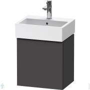 Тумба под раковину Duravit D-Neo 434х440х322 подвесная, 1 дверца, графит матовый DE4217R04490000