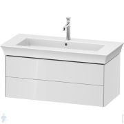 Тумба под раковину Duravit White Tulip WT434208585 984х410х458 подвесная, 2 выдв. ящ., белый глянец