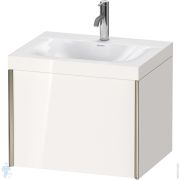 Тумба с умывальником Duravit XViu 600х480х503 1 ящик, белый глянец/шампань XV4609OB122C