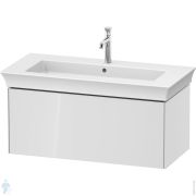 Тумба под раковину Duravit White Tulip WT424208585 984х410х458 подвесная, 1 выдв. ящ., белый глянец