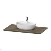 Столешница Duravit Luv 988x595х25 массив дерева, 1 вырез, орех американский LU9464B7777