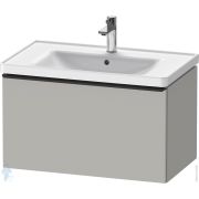 Тумба под раковину Duravit D-Neo 784х440х452 подвесная, 1 ящик, бетонно-серый DE4255004070000